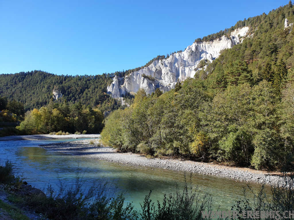 Vorderrheinschlucht zwischen Trin und Tamins