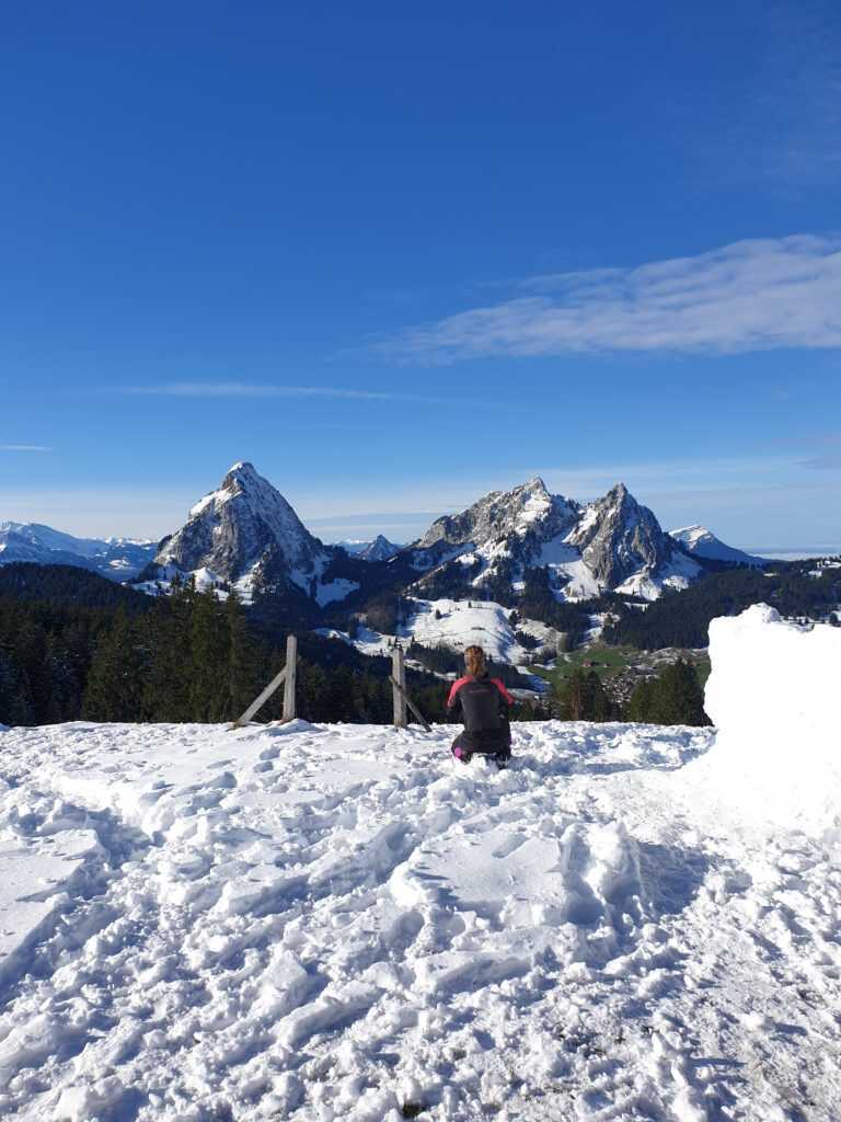 Ein Foto machen von Gross und Klein Mythen